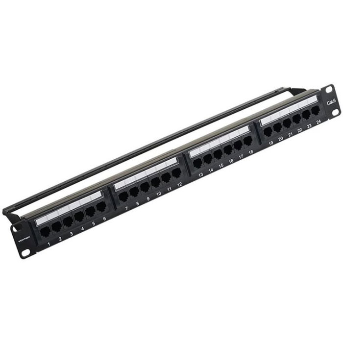 Vention Patch Panel KGCB0 24 puertos Cat.6 Negro Vention Patch Panel KGCB0 24 puertos Cat.6 Negro